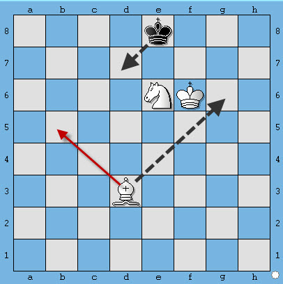 chiếu bí với tượng | học cờ vua | chess
