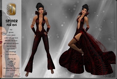 D-DESIGN Spider Red hor ZURI' D-DESIGN Spider Red hor ZURI'