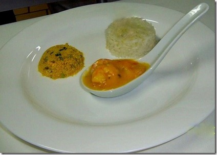 BOBÓ COM ARROZ E FAROFA DE DENDÉ