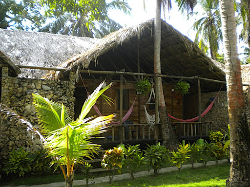 The cabin where we stayed; complete with hammocks.