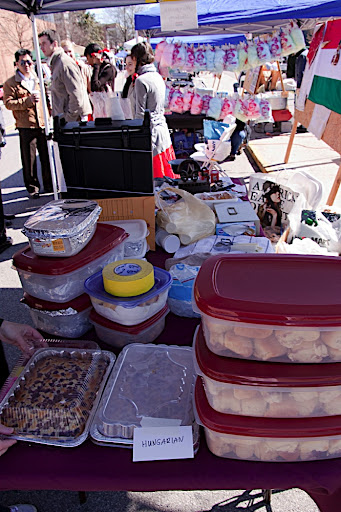 Food, all ready to be sold and consumed.