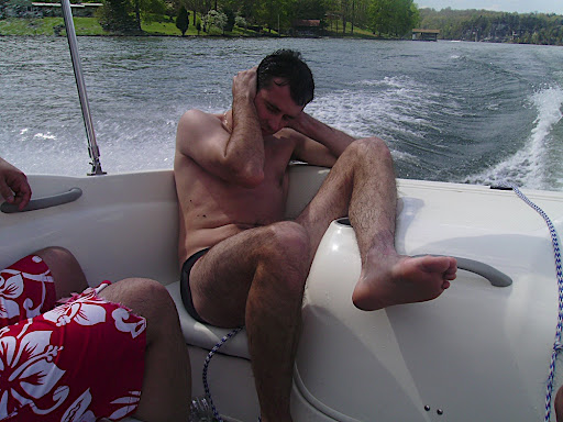 Gabor is in a bit of pain after one of his falls