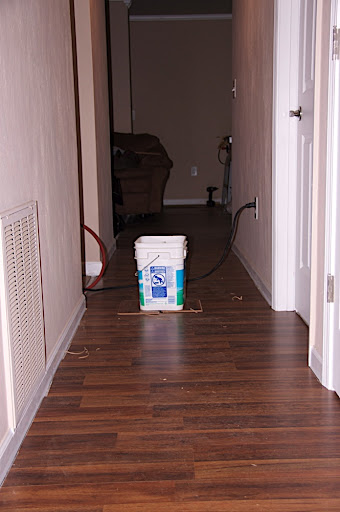Hallway laid down.