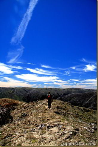 Walking the Razorback in the Victorian Alps - a 22km day hike - Australia