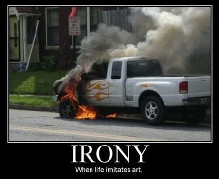 ironic-burning-car ironic-burning-car