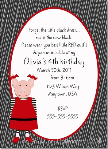 olivia invite