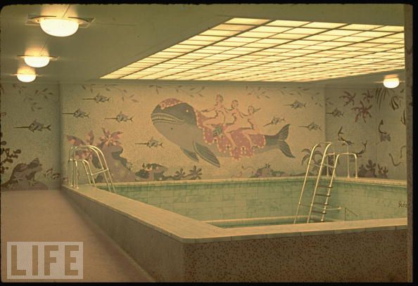Las comodidades de Hitler incluian una piscina.