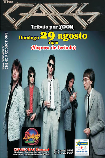 Tributo a The Cars en Lima este 29 de agosto Tributo a The Cars - Lima