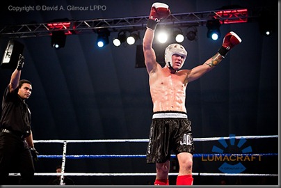 41164 BurlSport
burlington_May 1, 2010
Burlington’s Bay Area Athletic Club provided the athletes for Canada when the Night of Champions kickboxing event was held in Burlington on May 1.2010.
David A. Gilmour LPPO
