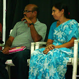 Sekhar and his better-half Chandra Kala<br />
ఒకప్పుడు కలుపు తీసే చేతులతోనే ఇప్పుడు కంప్యూటర్ పైన డీటీపి చేస్తున్న శేఖర్ జీవిత భాగస్వామి చంద్రకళ నిజజీవిత గాధ అక్కడ అందరినీ కదిలించింది. తన విద్యాభ్యాసంపై ఆమే స్వయంగా రాసిన అనుభవాలు ఒక చిన్న పుస్తకం రూపంలో ప్రచురించారు