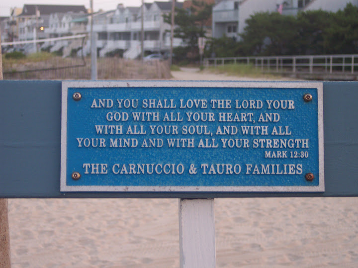And you shall love the Lord yourGod with all your heart, andWith all your soul, and with allYour mind, and with all your strenghtMark 12:30The Carnuccio & Tauro families
