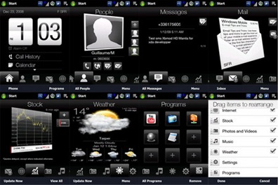 HTC TouchFLO 3D UI for Touch Pro and Diamond to make your handset look like HTC Touch HD
