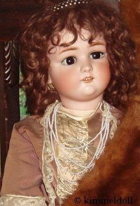 Antique bisque doll Jutta COD Cuno Otto Dressel