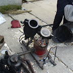 Popcorn making equipment