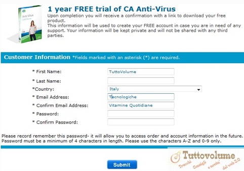 ca antivirus 2009 serial