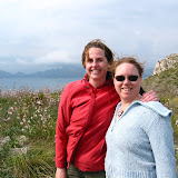 Michelle and I along a 
brisk walk in Mallorca.