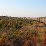 The train ride from Victoria Falls to 
Bulawayo. Beautiful fall colors!