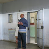 A former inmate 
on Robbin Island