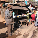 The food stalls were so
small - Malagasy size.