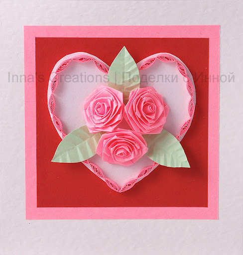 A few quilled cards for upcoming Valentine's day.