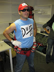 Duffman serves your drinking needs