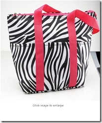 Insulated Zebra Bag