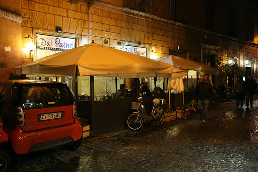 Our regular dinner place in Rome