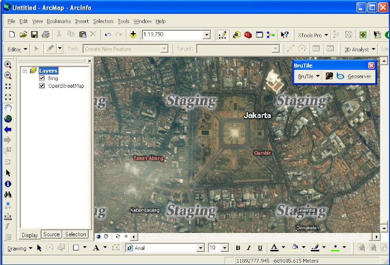 ArcBrutile Bing Maps