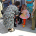 A grandma talking to her stepdaughter