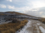 the snowy roads