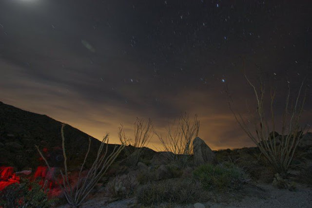 Last few minutes of light in Anza Borrego