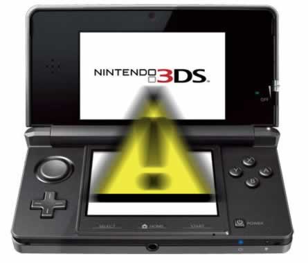 Nintendo 3DS warning Nintendo 3DS warning
