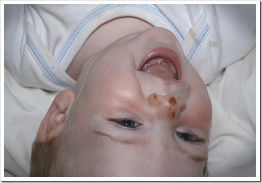 Aiden laughing