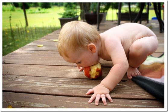 Naked Apple Eater
