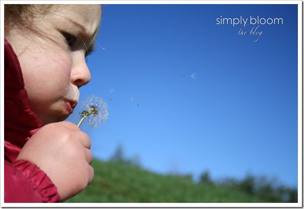Blowing weeds
