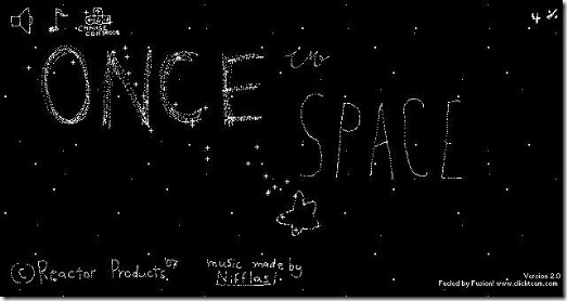 Once in space