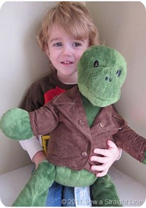 boy and turtle