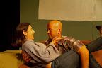 Lindsey & Evan Cho (Mayra Gaeta and Michael Uy Kelly) in the world premiere of Macho Bravado by Alex Park. Photo by Conrad Corpus.