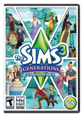 Capa The Sims 3 Gerações