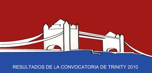 Resultados de la convocatoria de Trinity 2010