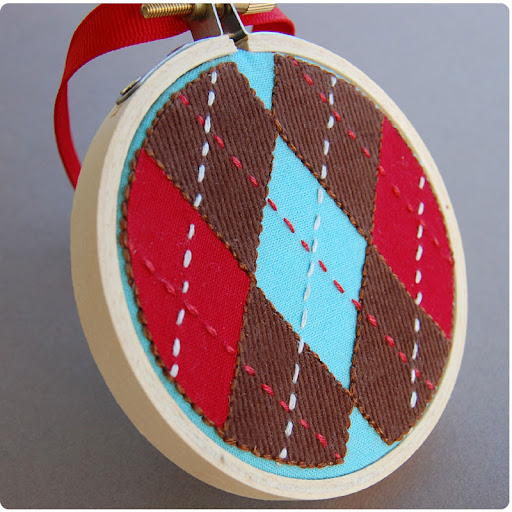 argyle ornament tutorial