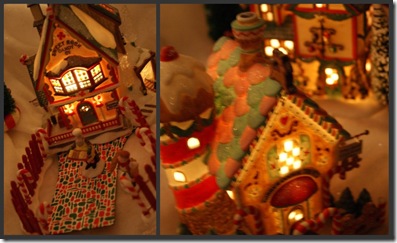 Gingerbread house collage
