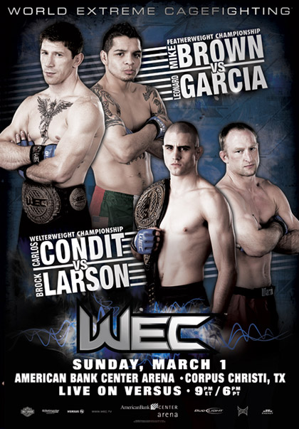 WEC 39: Браун vs. Гарсия