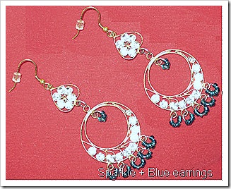 Blue Sparkle earrings_2