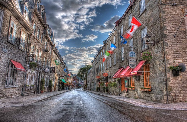 HDR Architecture Photography of Quebec City, Canada