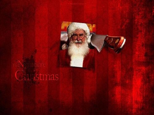 Red Grunge Christmas Wallpaper