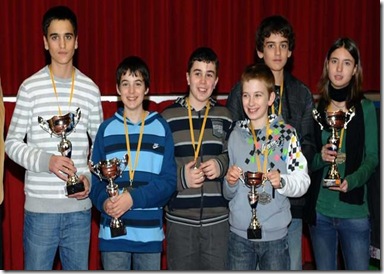 Premiados de los Ctos. Escolares Provinciales 2010