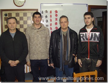 Formación del equipo del Casino Jaque en la final de la Copa Delegación Oscense 2011. 