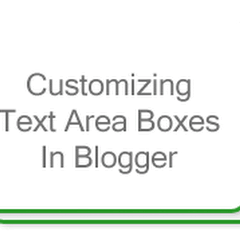 Creating Customized HTML Text Area Boxes