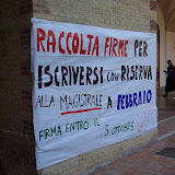 Raccolta Firme Iscrizione Con Riserva